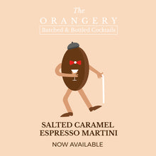 Load image into Gallery viewer, *SOLD OUT* SALTED CARAMEL ESPRESSO MARTINI (500ml, 5 serves)
